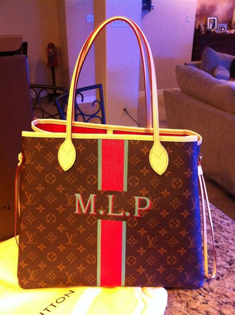 personalized lv bag|louis vuitton bag with initials.